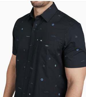 Quiksilver Men's Apero Classic Woven Short Sleeve Button-Up Shirt